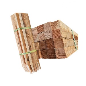나무말뚝 3x3x60 20개묶음 - 도로변 바람막이 고정용